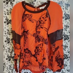 NWT Elizabeth and James long sleeve blouse